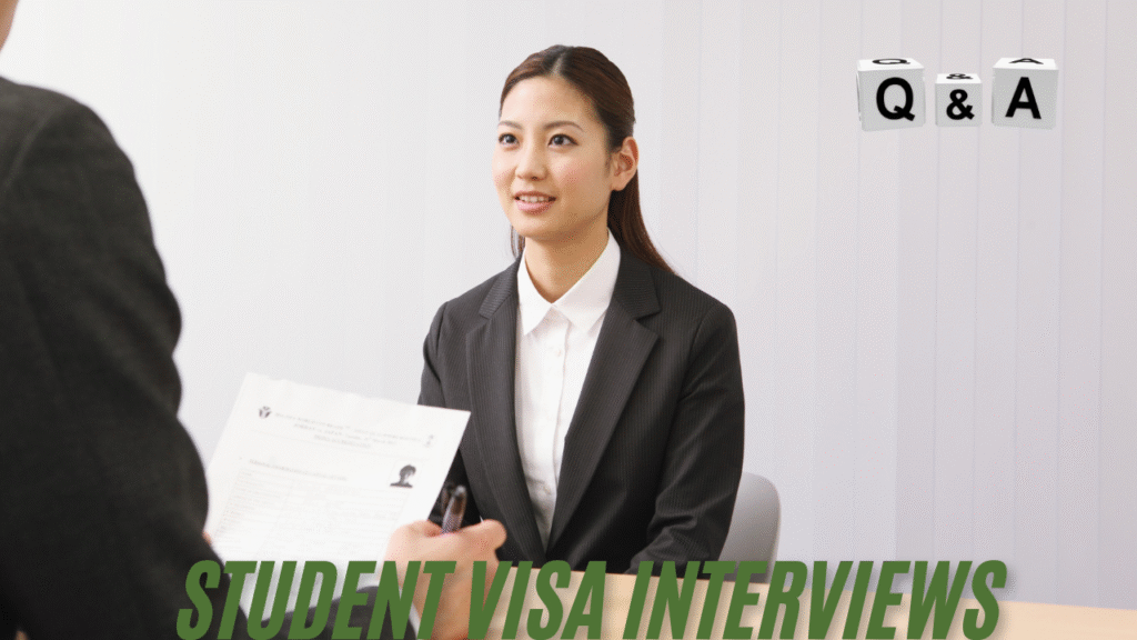 student visa interviews